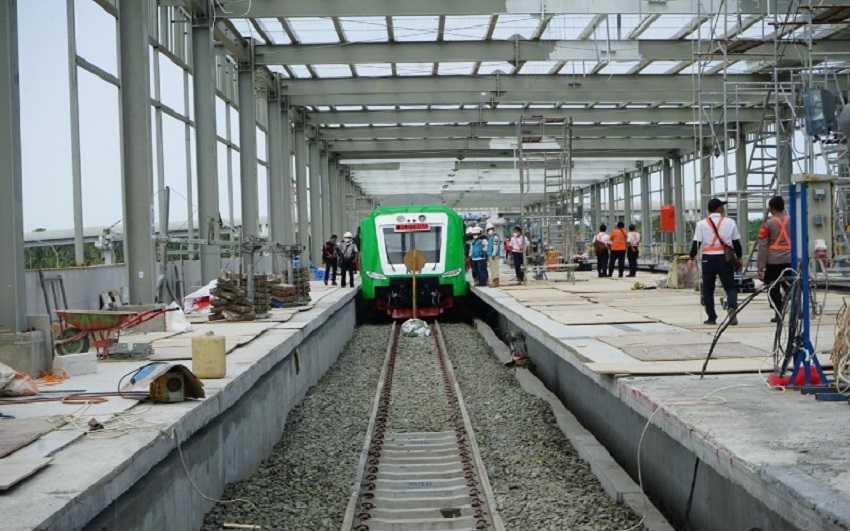 Progress Proyek Stasiun KA Bandara YIA Capai 41%