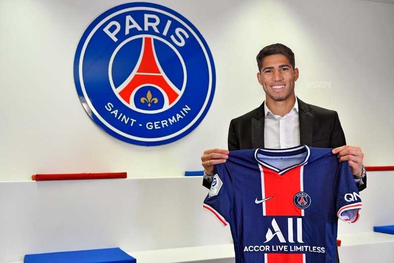 PSG Dapatkan Achraf Hakimi dari Inter Milan