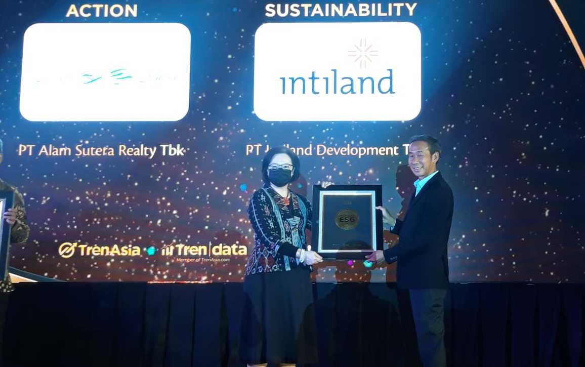 PT Intiland Development Tbk meraih Penghargaan Keberlanjutan 1