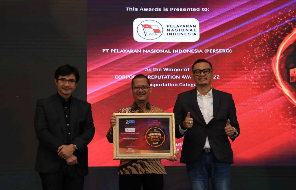 PT PELNI (Persero) terima penghargaan Corporate Reputation Awards 2022