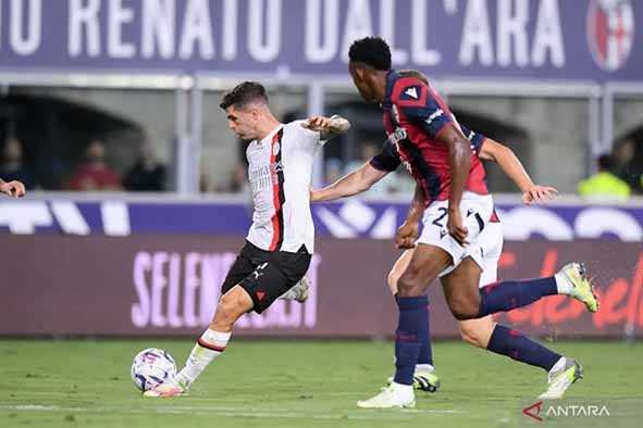 Pulisic Bermain Gemilang Saat Bologna Dihantam 0-2 oleh Milan