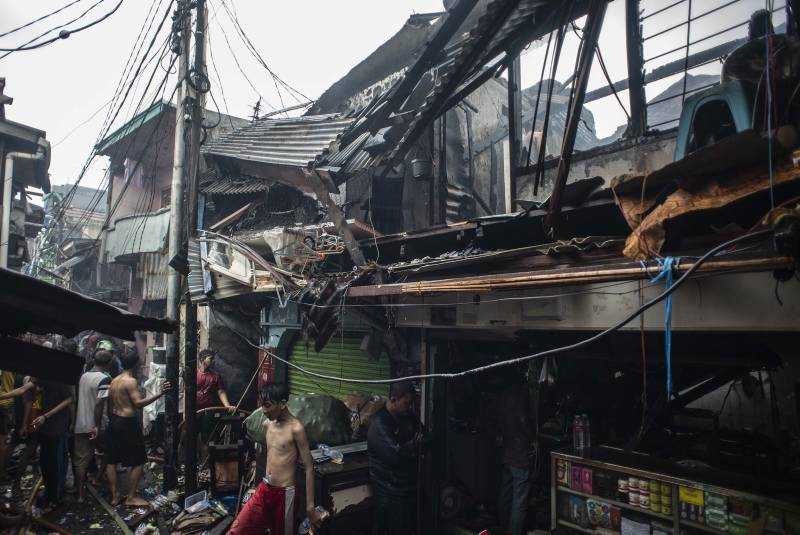 Puluhan Kios Pasar Gaplok Ludes Terbakar