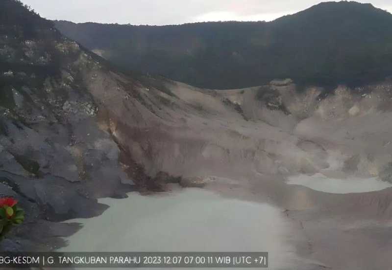 PVMBG Pastikan Tak Ada Peningkatan Aktivitas Gunung Tangkuban Parahu