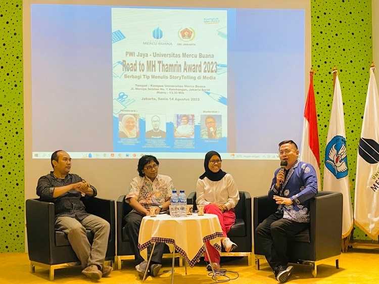 PWI Jaya Tularkan Skill Storytelling ke Mahasiswa UMB