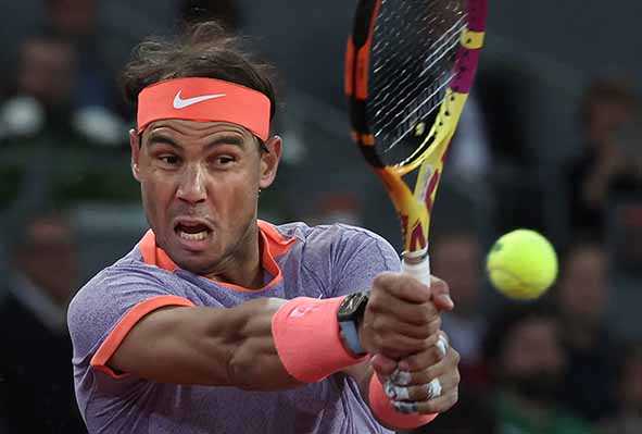 Rafael Nadal Lanjutkan Langkah di Madrid Open