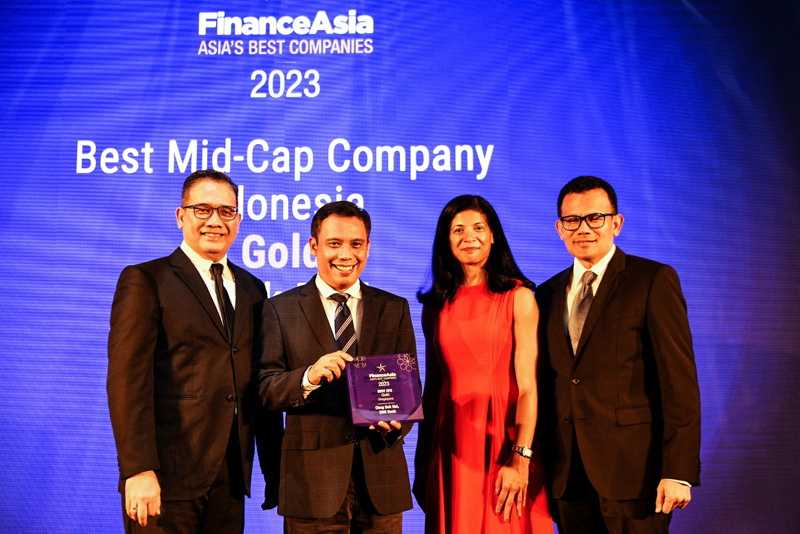 Raih Gold Award kategori Best Mid-Cap Company 2