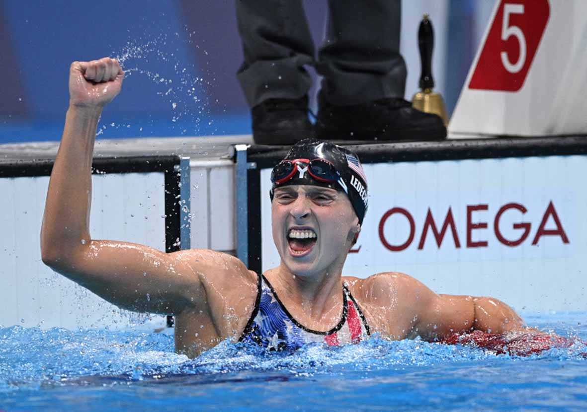 Ratu Renang AS Katie Ledecky Rebut Emas Pertama