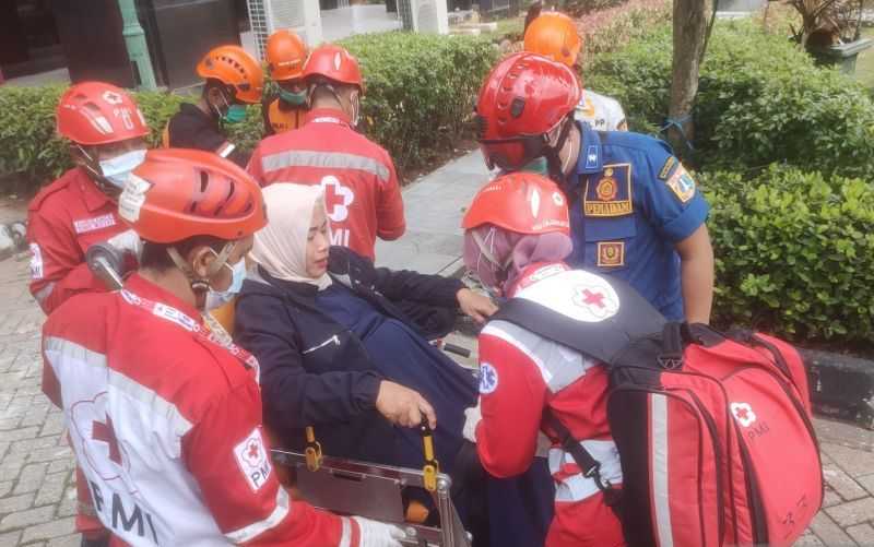 Ratusan Orang Ikuti Simulasi Gempa Megathrust di Kantor Wali Kota Jakarta Barat