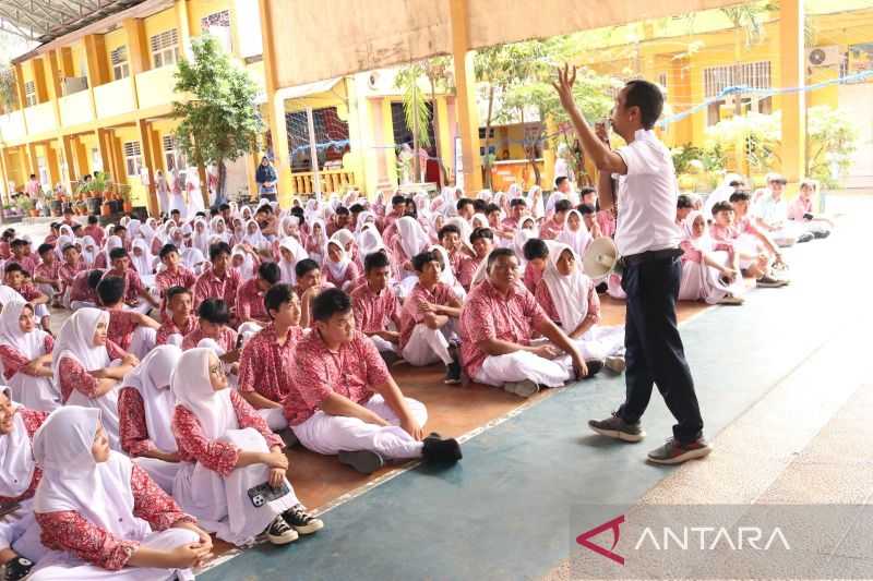 Ratusan Siswa di Gorontalo Ikuti Sosialisasi Gempa Bumi