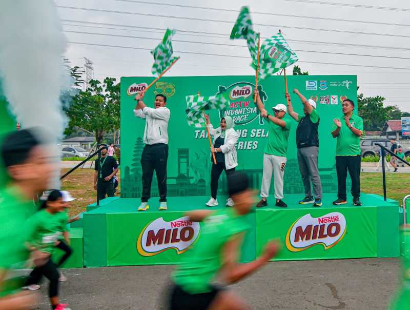 Rayakan 50 Tahun di Indonesia, Nestlé MILO Ajak Ribuan Masyarakat di Tangerang Selatan Ikuti Road to MILO ACTIV Indonesia Race 2024 Tangerang Selatan Series 1