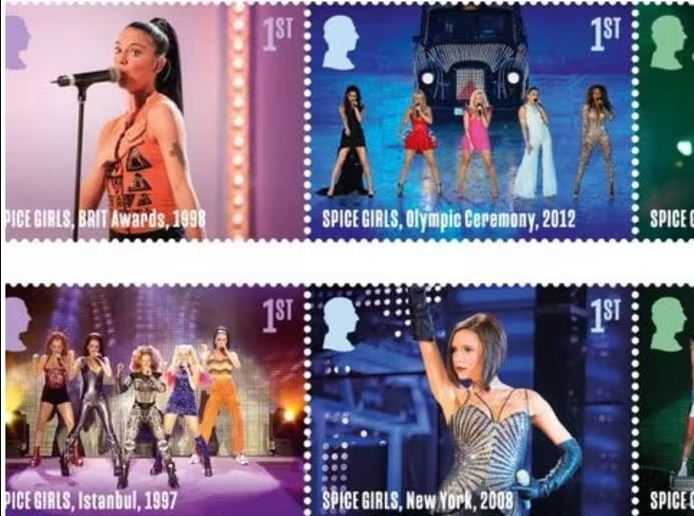 Rayakan Hari Jadi ke-30, Spice Girls Rilis 15 Set Prangko