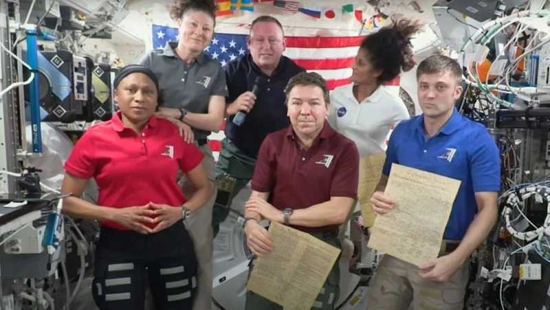 Rayakan Kemerdekaan AS, Astronot NASA Kirim Pesan ke Bumi dari ISS