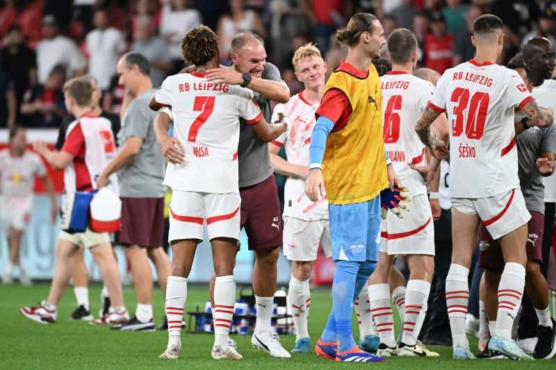 RB Leipzig Akhiri Catatan Tak Terkalahkan Bayer Leverkusen dengan Skor 2-3