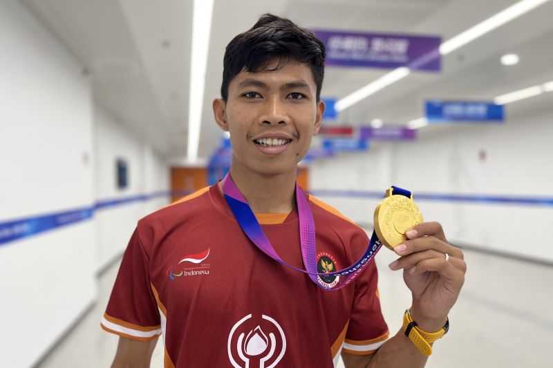 Rebut Tiga Medali Emas, Sprinter Indonesia Saptoyogo Percaya Diri Tatap Paralimpiade Paris