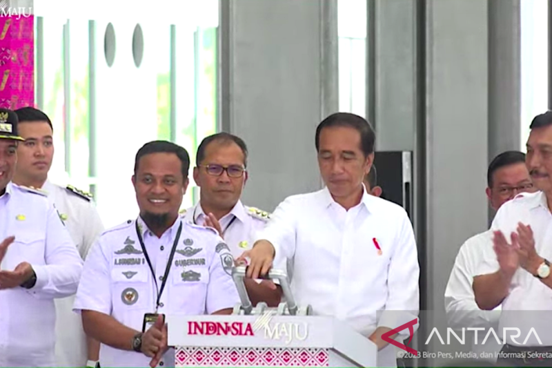 Resmikan Kereta Api Rute Maros-Burru, Ini Harapan Presiden Jokowi untuk Sulsel