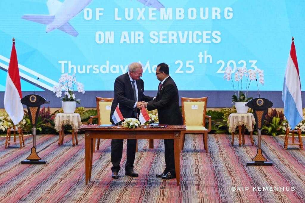 RI-Luksemburg Sepakati Perjanjian Pelayanan Angkutan Udara   
