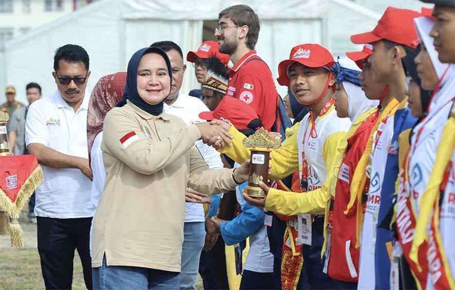 Riana Sari Ajak Peserta Jumbara PMR Nasional Terus Kembangkan Jiwa Relawan
