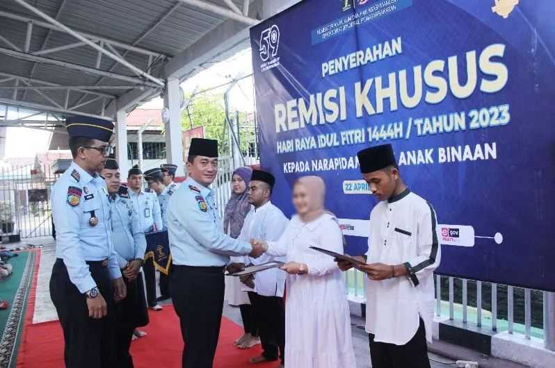 Ribuan Napi di Riau Dapat Remisi Idul Fitri, 36 Orang Langsung Bebas