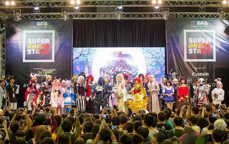 Ribuan Orang Berduyun-duyun ke Festival Anime di Singapura