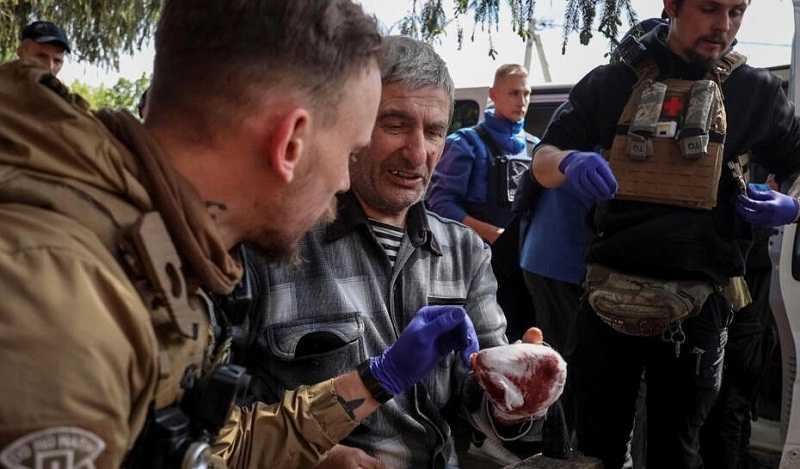 Ribuan Warga Ukraina Dievakuasi Saat Russia Masuki Wilayah Kharkiv