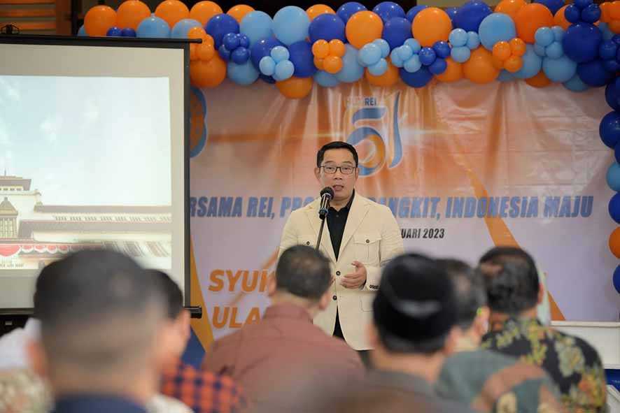 Ridwan Kamil Dorong REI Fokus Bangun Struktur Tahan Gempa
