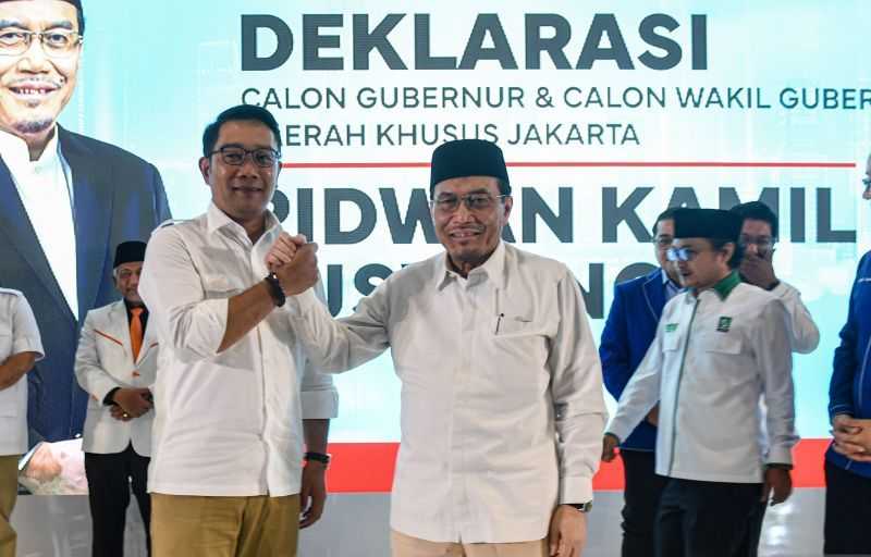 Ridwan Kamil - Suswono Terima Surat Rekomendasi dari Demokrat untuk Pilgub Jakarta