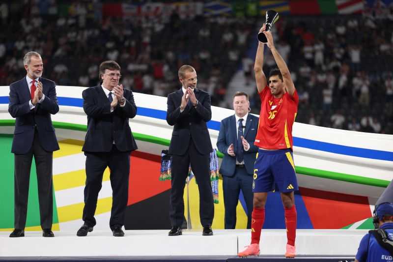 Rodri Dinobatkan sebagai Pemain Terbaik Piala Eropa 2024