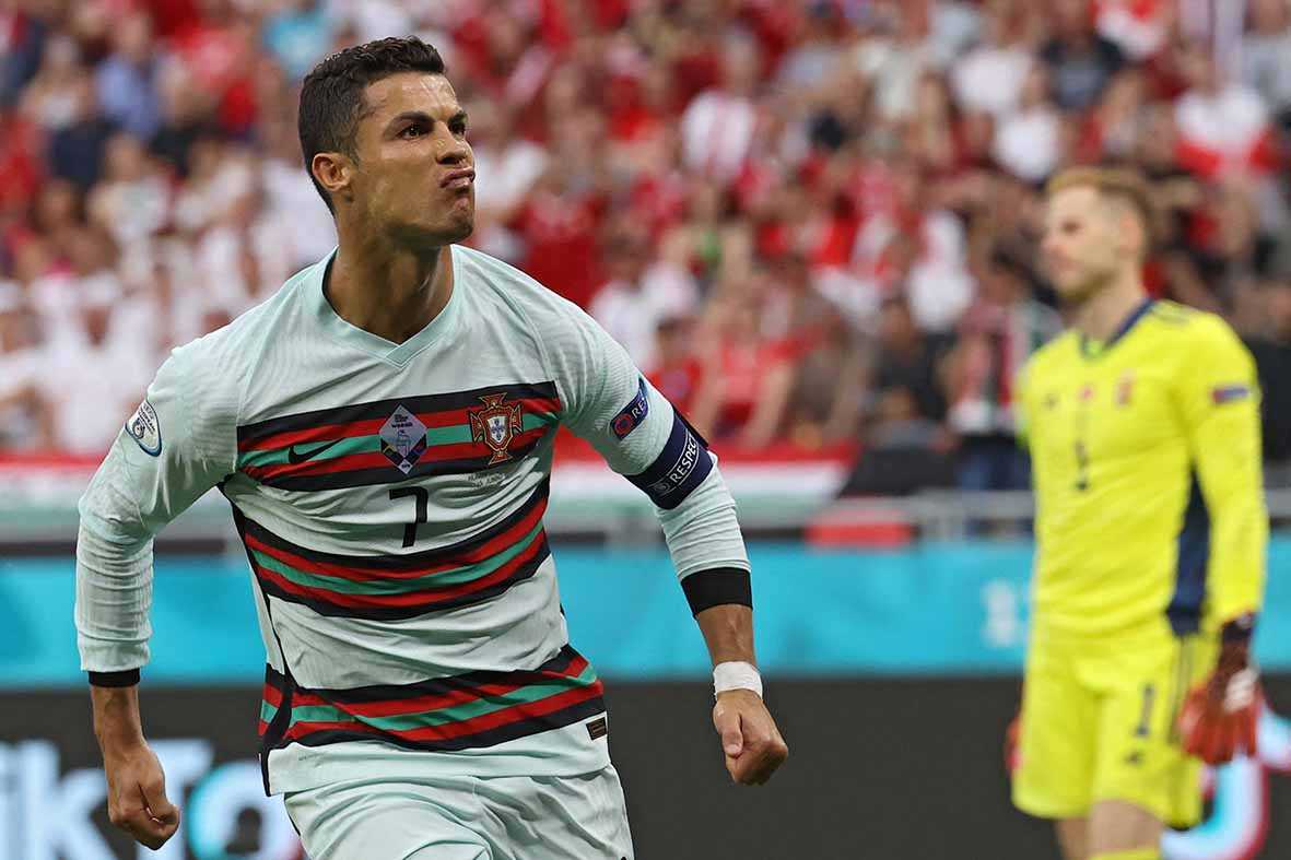 Ronaldo Torehkan Sejarah di Piala Eropa 2020