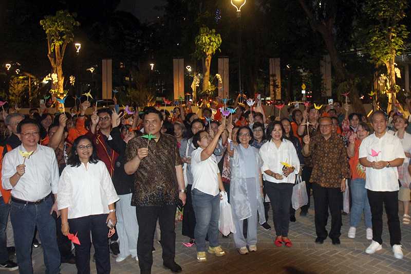 Ruang Terbuka Hijau di Unika Atmajaya Semanggi 2