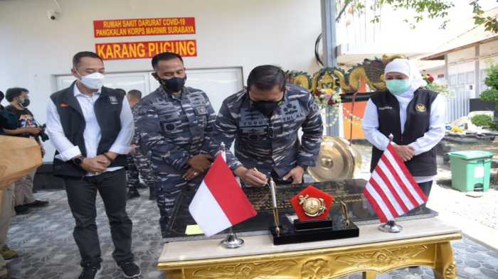 Rumah Sakit Darurat Covid-19 di Pangkalan Marinir Siap Beroperasi