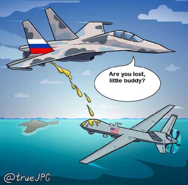 Rusia Memberi Penghargaan kepada Pilot Su-27 yang 'Mengencingi' Drone Tempur AS