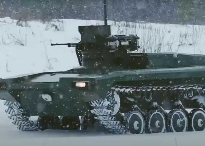 Rusia Siap Kirim Robot Penghancur Tank Abramns dan Leopard 2