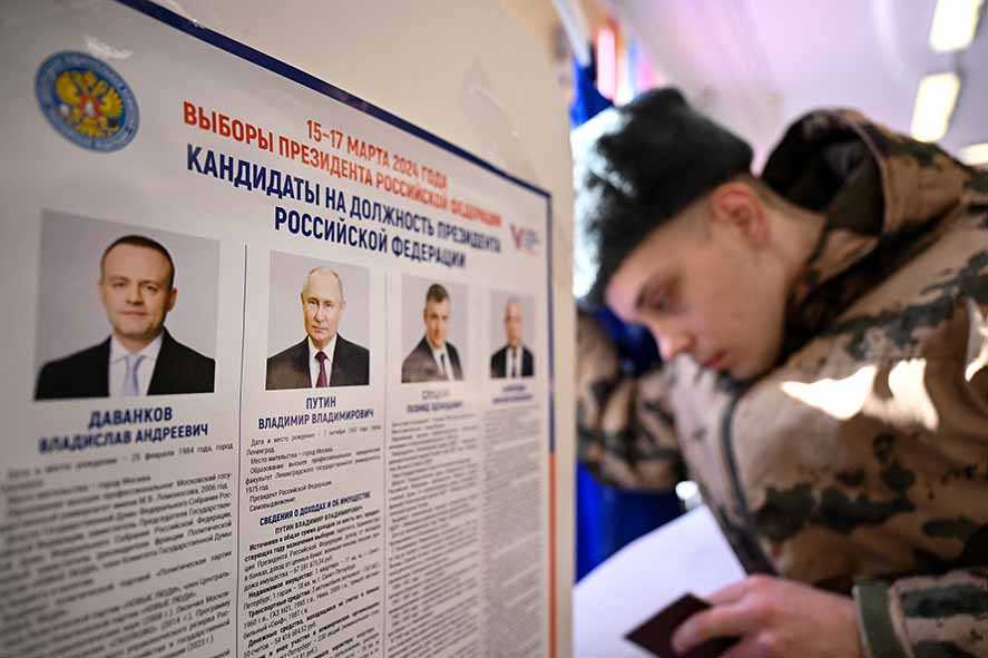 Russia Gelar Pemilu untuk Perpanjang Kekuasaan Putin