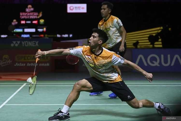 Sabar/Reza Bertemu Leo/Bagas di Semifinal Hong Kong Open 2024