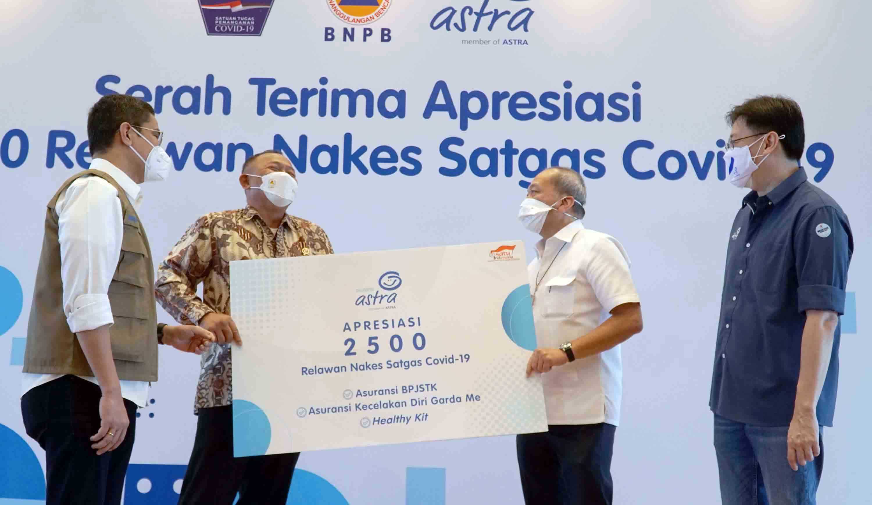 Sambut HUT ke-65 Apresiasi Asuransi Astra untuk 2.500 Relawan Nakes Covid-19