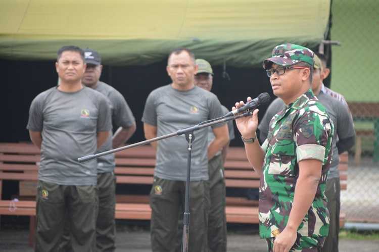 Sambut HUT ke-78 TNI, Kodim Mimika Gelar Turnamen Voli dan Tari Seka