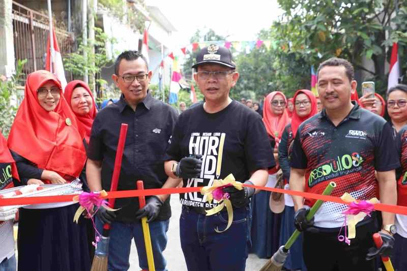 Sambut HUT RI, Digelar Lomba Kampung Bersih Tingkat RT di Kabupaten Bekasi