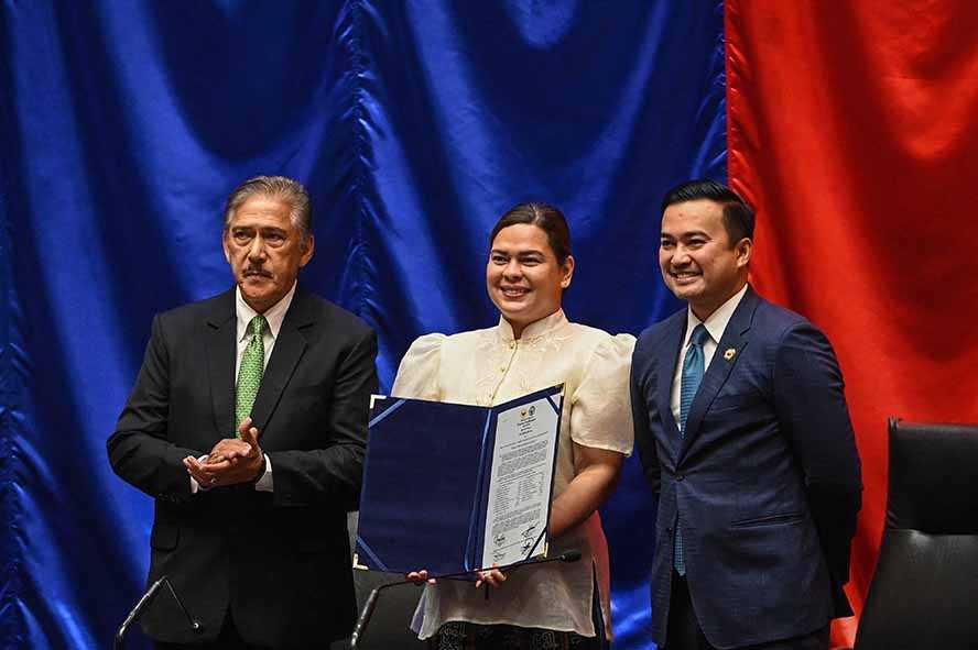 Sara Duterte Dilantik Jadi  Wapres Filipina