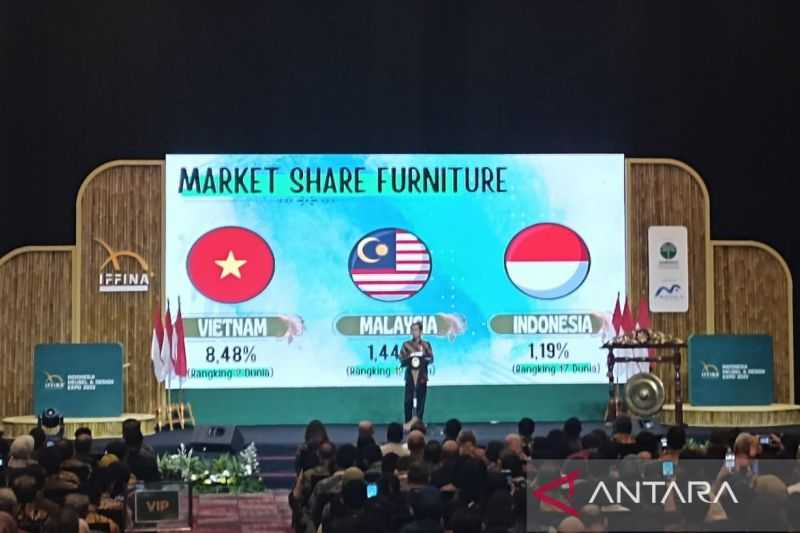 Saran Jokowi ke Industri Mebel Domestik Agar Unggul di Pasar Global