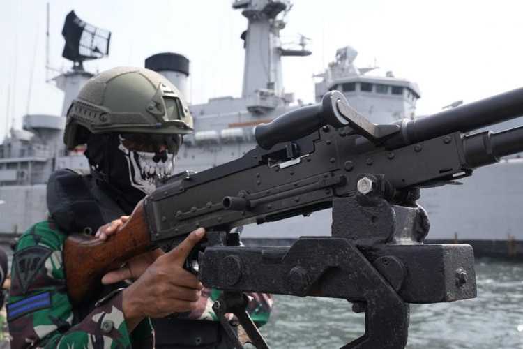 Satgas Laut Kerahkan Kapal Perang Mutakhir Amankan KTT Ke-43 Asean Jakarta