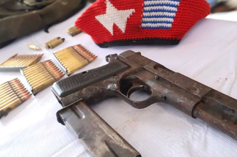 Satu Pucuk Senjata Milik TNI Ditemukan di Rumah Warga di Serambakon