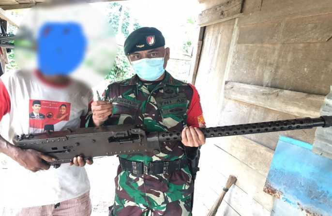 Satu Pucuk Senjata Organik Didapatkan Satuan Tugas Raider