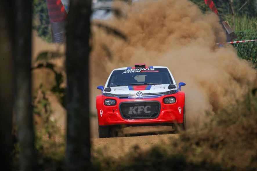 Sean Gelael Sukses Hibur Penonton di Kejurnas Sprint Rally 2023 Malang