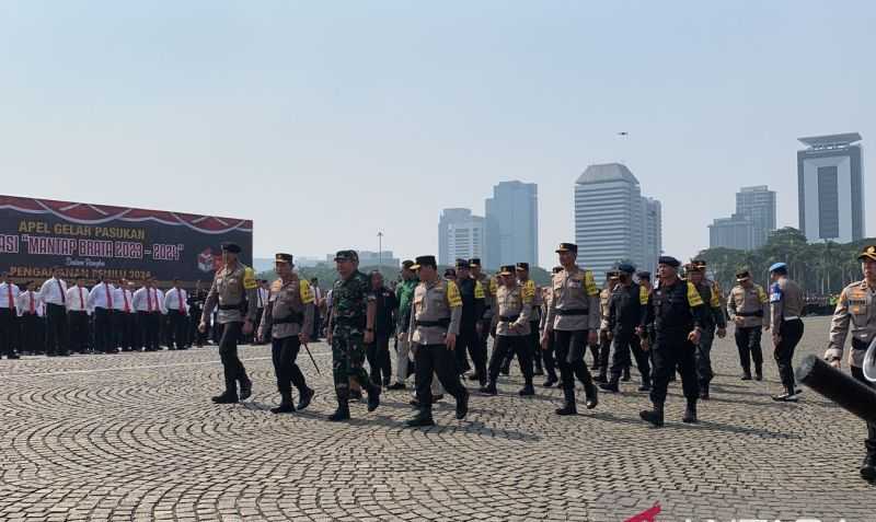 Sebanyak 261.695 Personel Polri Terlibat dalam Operasi Mantap Brata 2023-2024