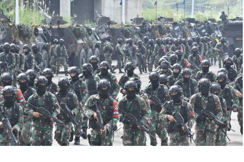 Sebanyak 992 Prajurit TNI Kodam Jaya Latihan Tempur di Cikarang Bekasi