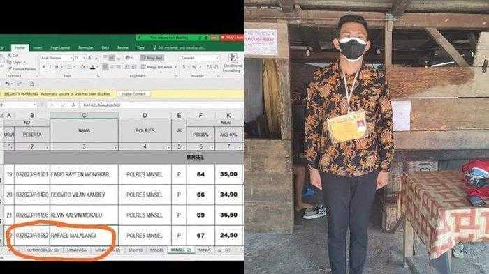Sedih Nama Pemuda Ini Tiba-tiba Hilang dalam Kelulusan Tes Bintara, Polda Sulut : Kesalahan Input Data