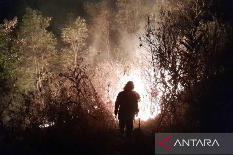 Sehari terjadi kebakaran lahan di tiga lokasi berbeda di Sukabumi