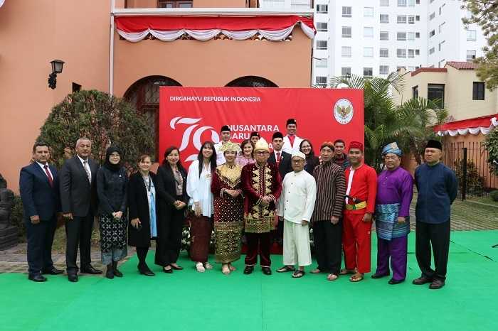 Semarak Hari Ulang Tahun ke-79 Kemerdekaan Republik Indonesia di Lima, Peru