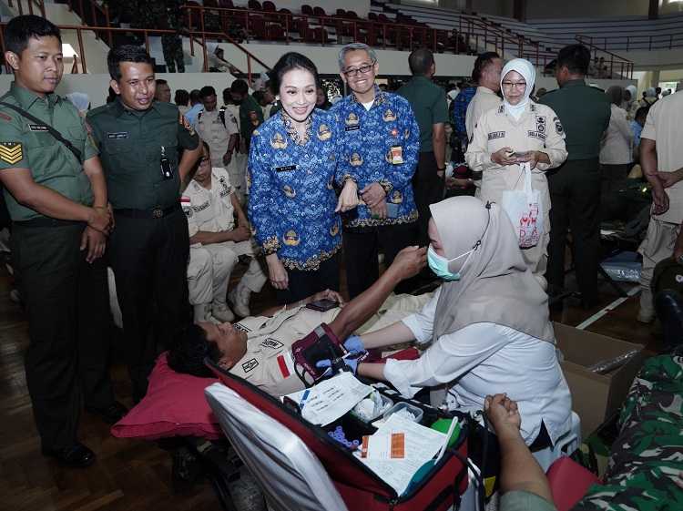 Semarakkan Hut Ke Korpri Tni Gelar Donor Darah Koran Jakarta Com