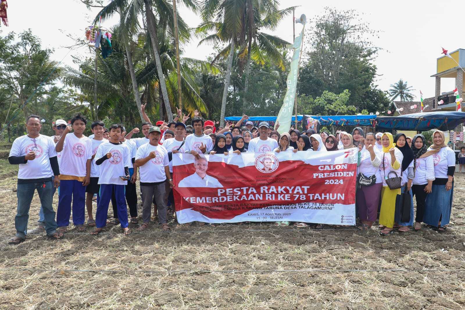 Semarakkan HUT ke-78 RI, Pemuda Mahasiswa Ganjar Adakan Pesta Rakyat di Sukabumi 4